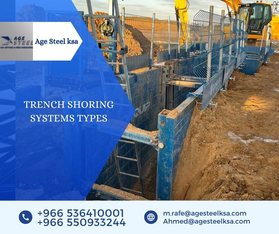 trench shoring systems types